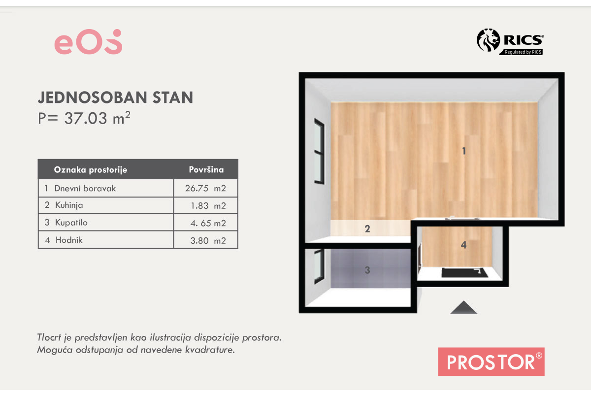 19 Tlocrt garsonjera G,-Stan-14,-37,03