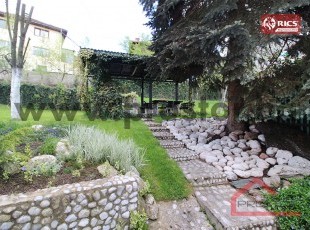 Seven-room furnished house with garage and yard, village Gornji Kovačići