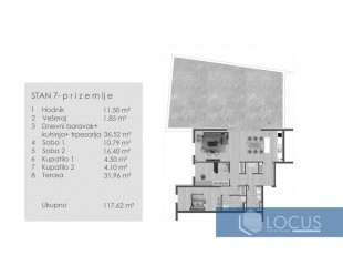 Two-sided two-room apartments with an area of ​​72 - 117 sqm in a quality smaller residential building under construction at an attractive location in ul. Himze Polovine
