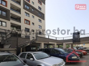Luxurious open summer/winter terrace in a very busy location for your office space in the new Bulevar building, Stup neighborhood