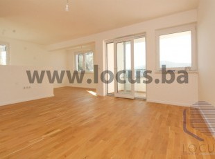 NEWLY BUILT CENTER: Two-room apartment with loggia, registered area of 74sqm, located on the first floor in an attractive location
