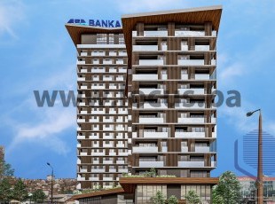 Exclusive, two-story penthouse apartments with a fantastic view, area of approx. 104 m2-115 m2 in a new residential and commercial building under construction, in the most sought-after location in the city!