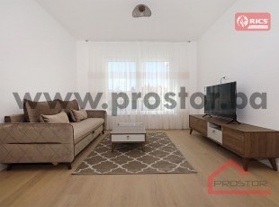 Nicely furnished one-bedroom apartment on the first floor with a private parking space in the new development Queens Residence