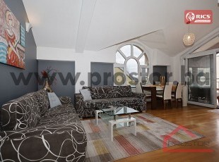 Nicely furnished two-bedroom apartment with panoramic open view and garage parking near the OHR, Kovačići